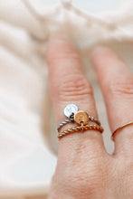 Charger l'image dans la galerie, Bague INITIALE et SIGNE ASTROLOGIQUE (or/argent)