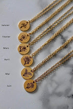 Charger l'image dans la galerie, Fleurs de naissance OR