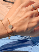 Charger l'image dans la galerie, Bracelet «maman-bébé» (OR/ARGENT)