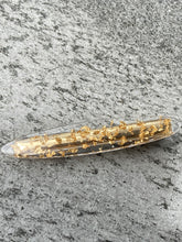 Charger l'image dans la galerie, Barrettes or/blanc/fleur